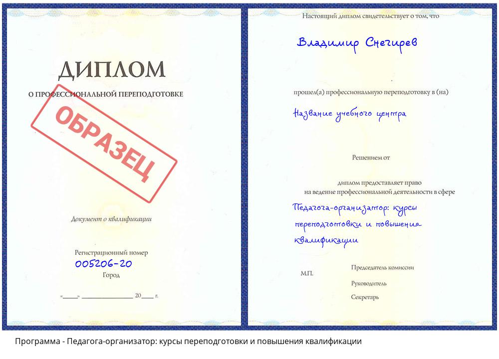 Педагога-организатор: курсы переподготовки и повышения квалификации Грозный